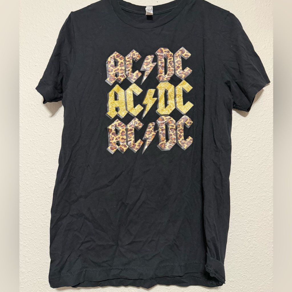 Bella Canvas Black AcDc Graphic Tee Bella Canvas Black AcDc Graphic Tee